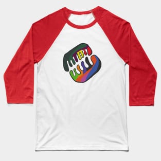 Jaw Teeth Baseball T-Shirt